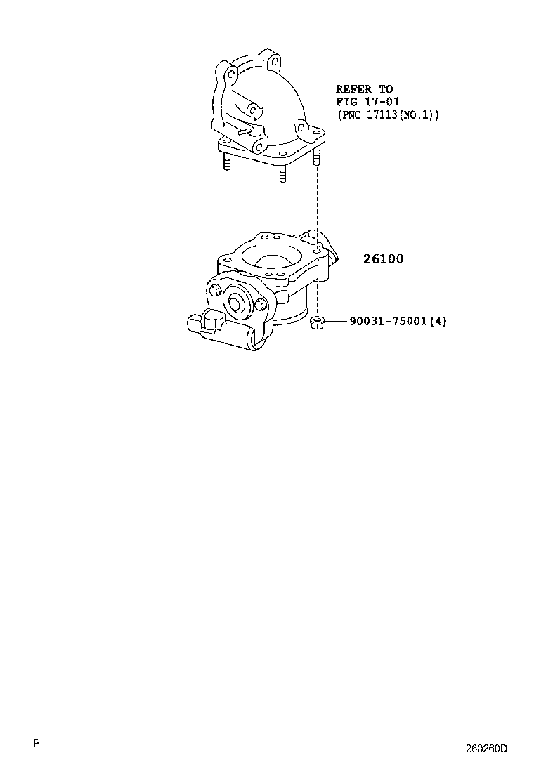 26100-58190 VENTURI ASSY product image