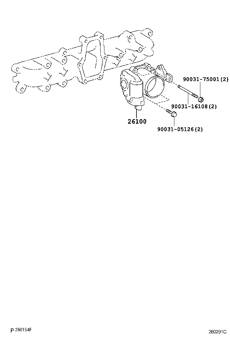 26100-78100 VENTURI ASSY product image