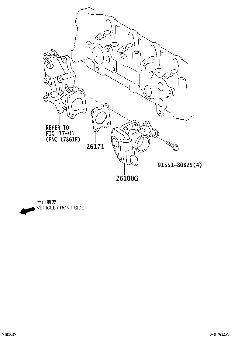 26100-26010 VENTURI ASSY product image