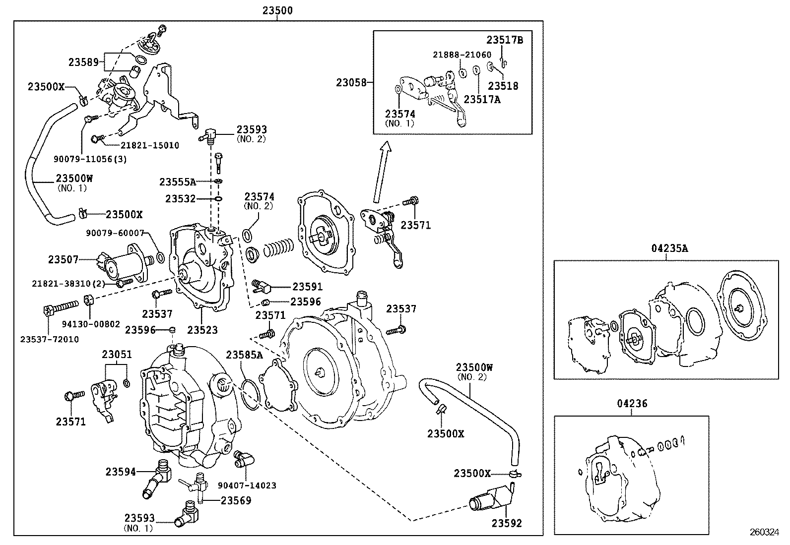 04236-48050 VALVE KIT, LPG REGULATOR product image