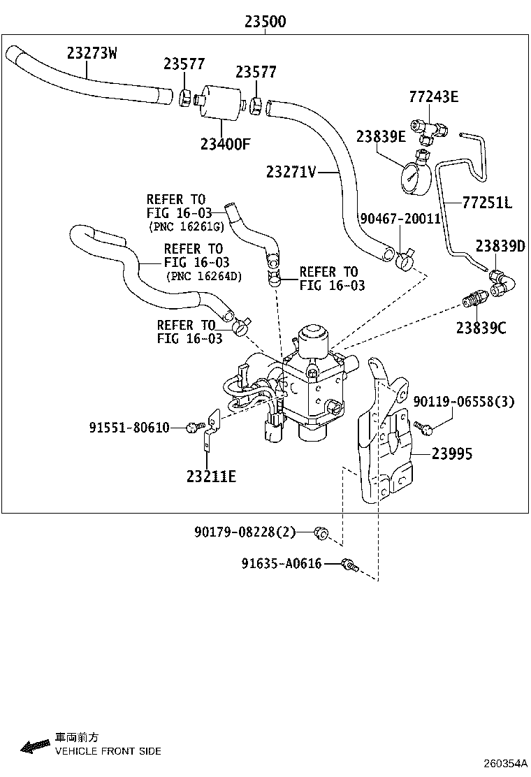 23271-0D030 HOSE, FUEL product image
