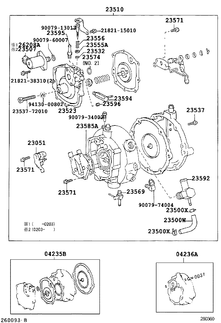 90079-74003 UNION, NO.2, FUEL HOSE product image