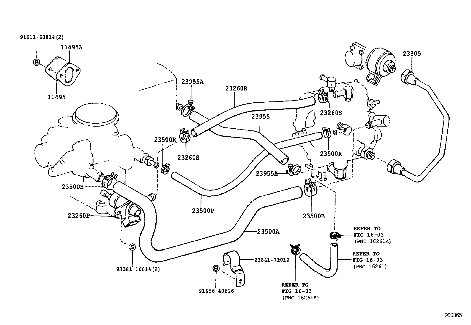 23271-73090 HOSE, NO.1(FOR LPG REGULATOR TO LPG CARBURETOR) product image