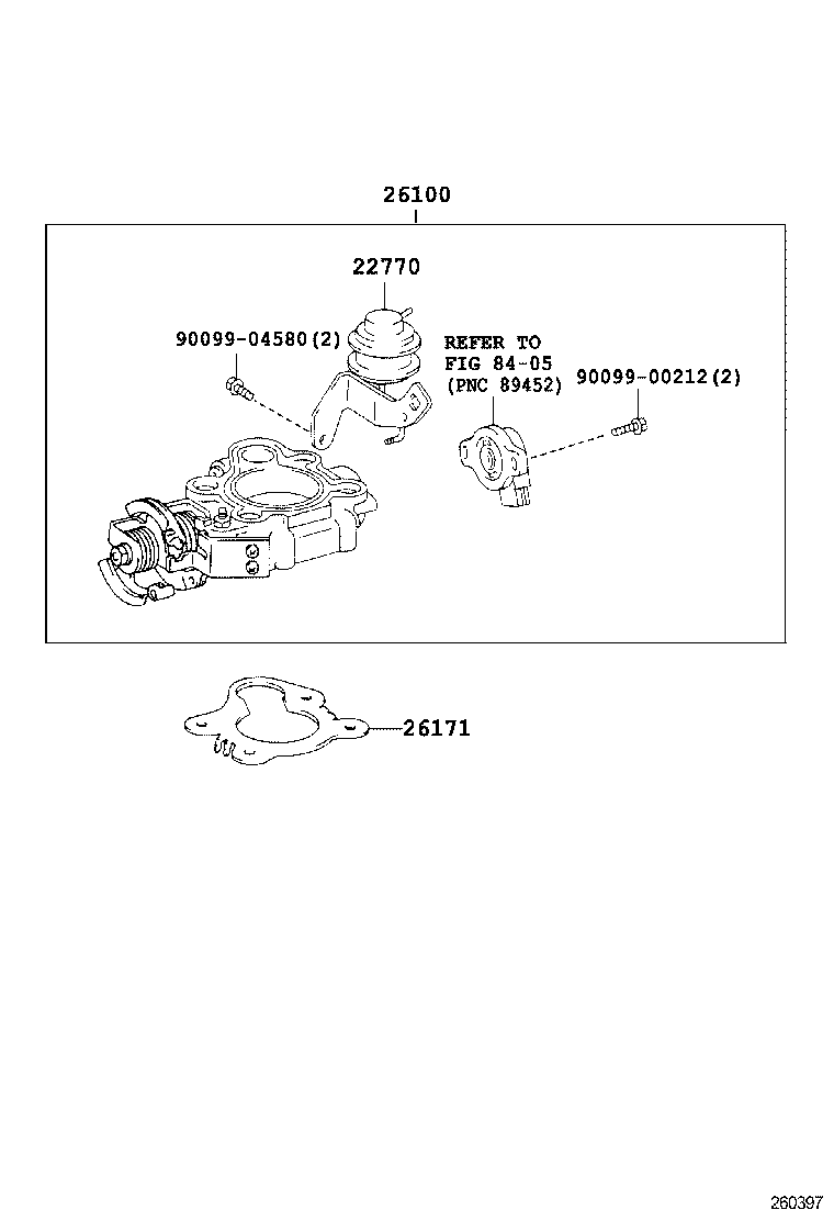 26100-67010 VENTURI ASSY product image