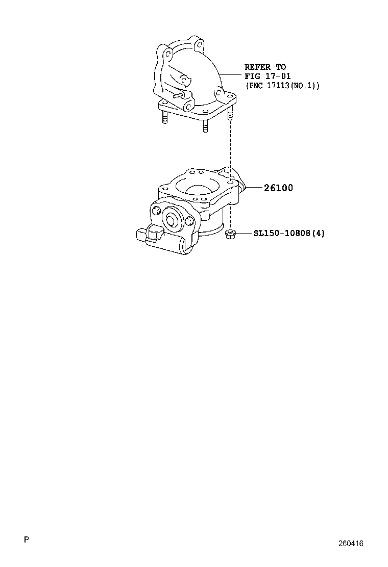 26100-58151 VENTURI ASSY product image