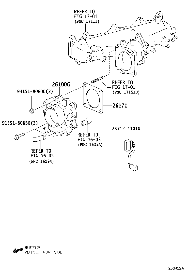 26100-11010 BODY ASSY, DIESEL THROTTLE product image