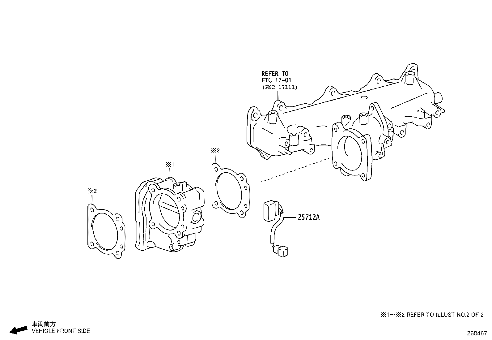 26100-0E030 BODY ASSY, DIESEL THROTTLE product image