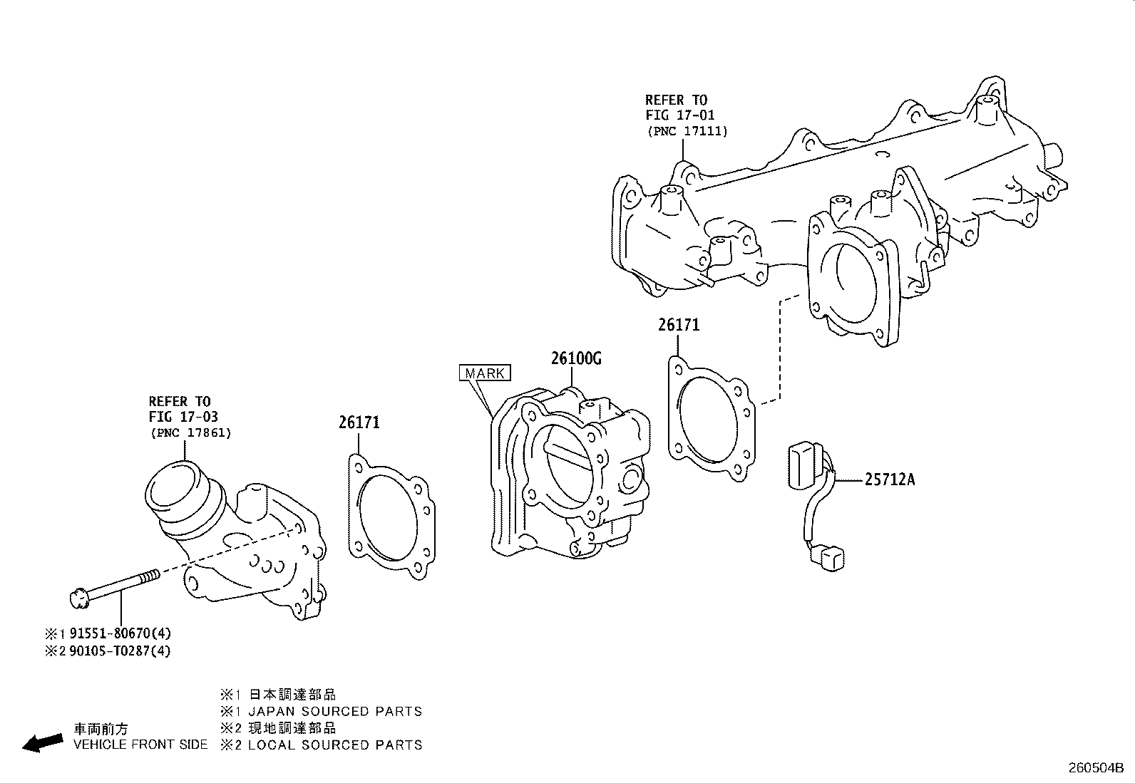 26100-0E050 BODY ASSY, DIESEL THROTTLE product image