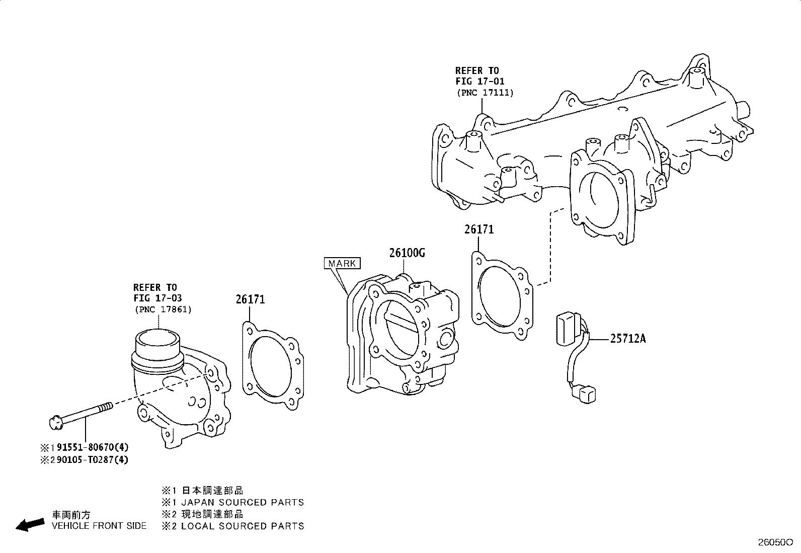26100-0E080 BODY ASSY, DIESEL THROTTLE product image