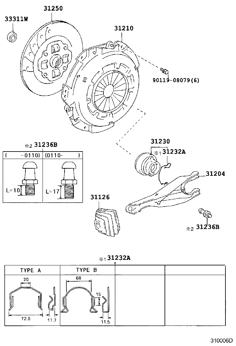 31250-35353 DISC ASSY, CLUTCH product image
