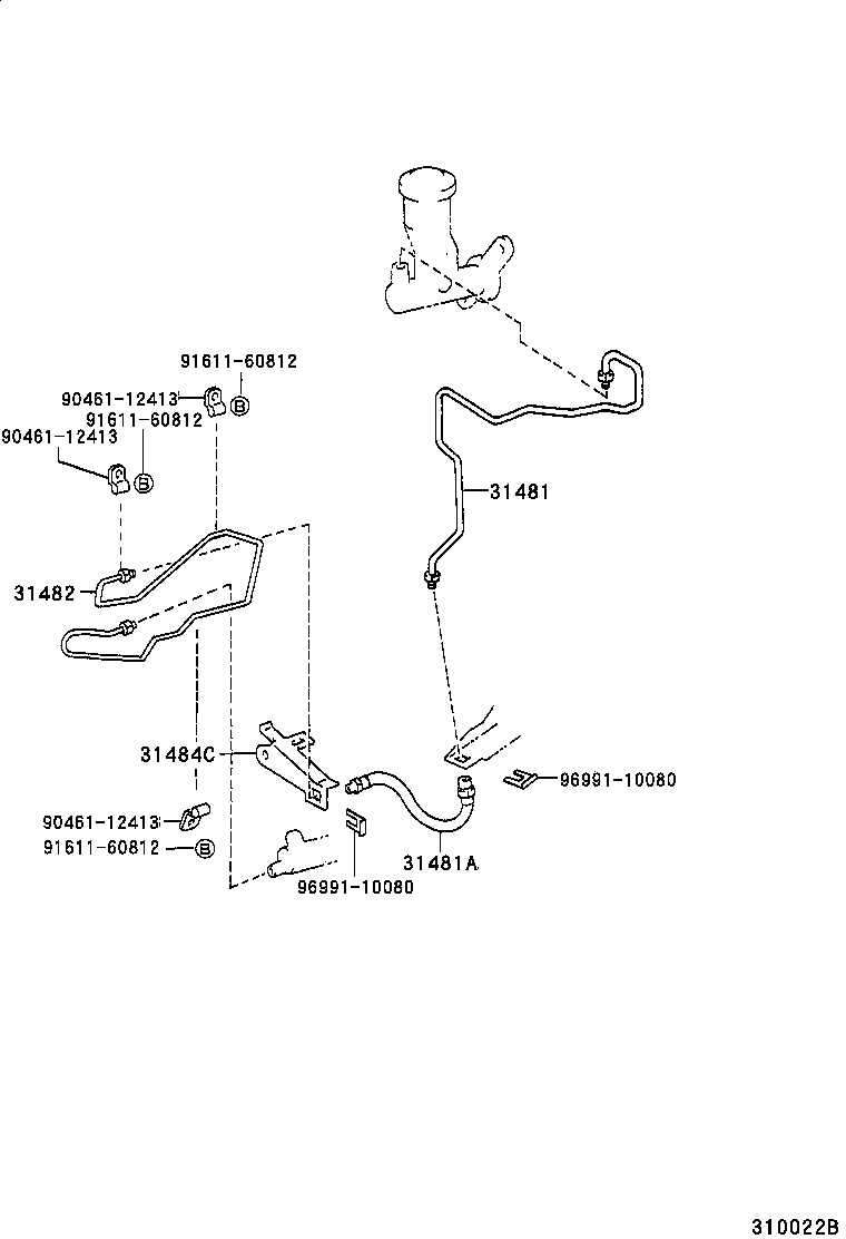 31310-60050 PEDAL SUB-ASSY, CLUTCH product image