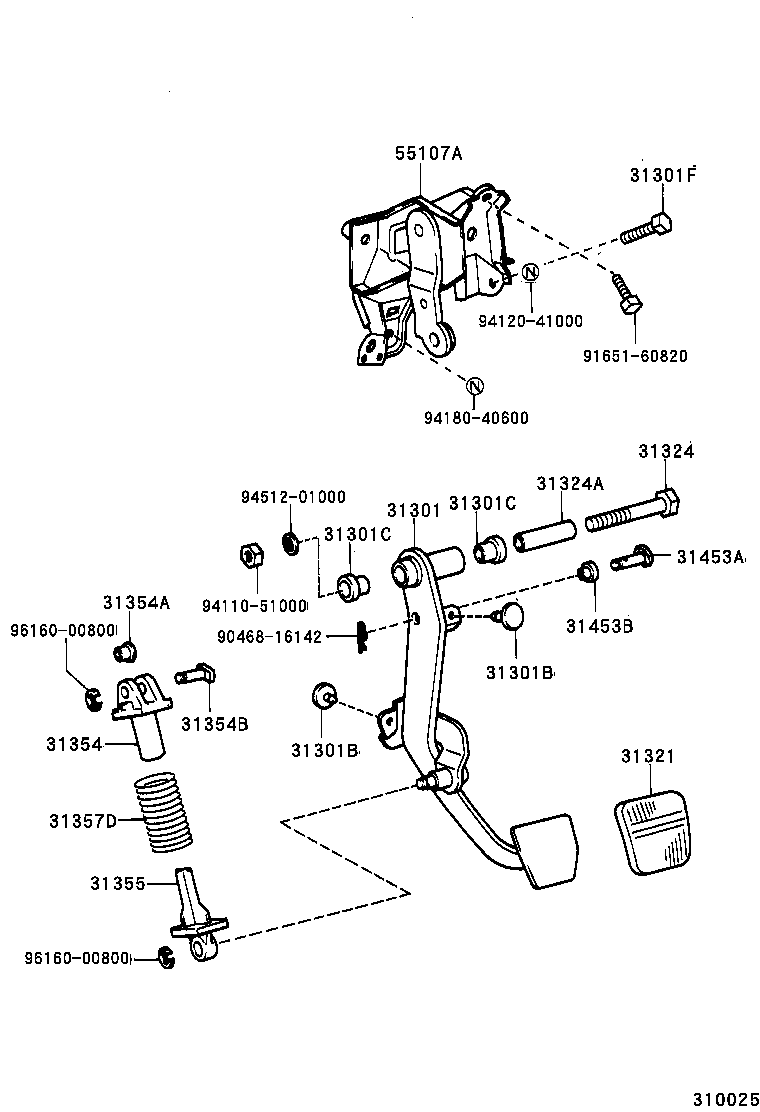 31481-33040 TUBE, CLUTCH MASTER CYLINDER TO FLEXIBLE HOSE product image