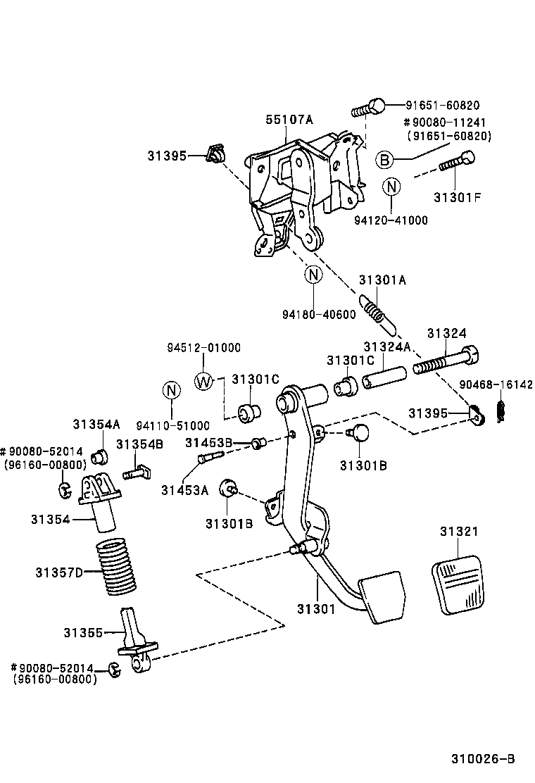 Toyota 31481-06030 TUBE, CLUTCH MASTER CYLINDER TO FLEXIBLE HOSE