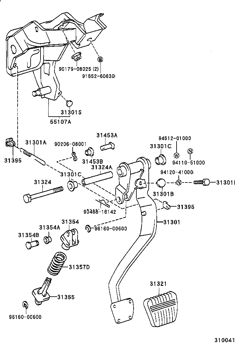 90501-40035 SPRING, COMPRESSION(FOR OVER CENTER ADJUSTING ROD) product image