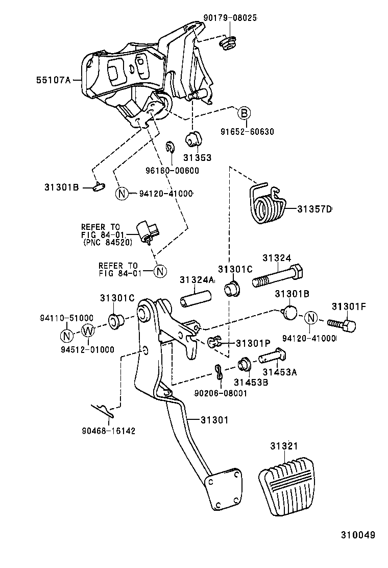 90501-40035 SPRING, COMPRESSION(FOR OVER CENTER ADJUSTING ROD) product image