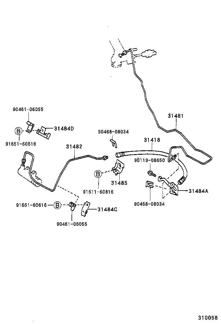 31301-21020 PEDAL SUB-ASSY, CLUTCH product image