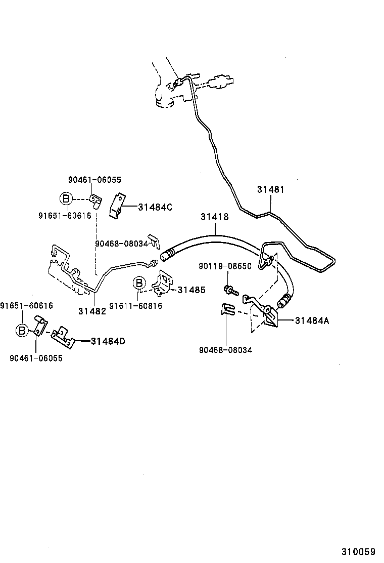 31301-21020 PEDAL SUB-ASSY, CLUTCH product image