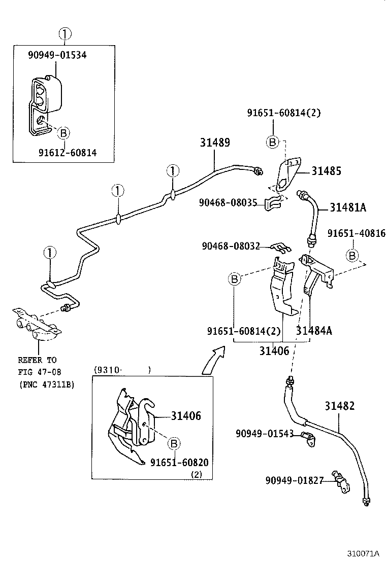 31301-26120 PEDAL SUB-ASSY, CLUTCH product image