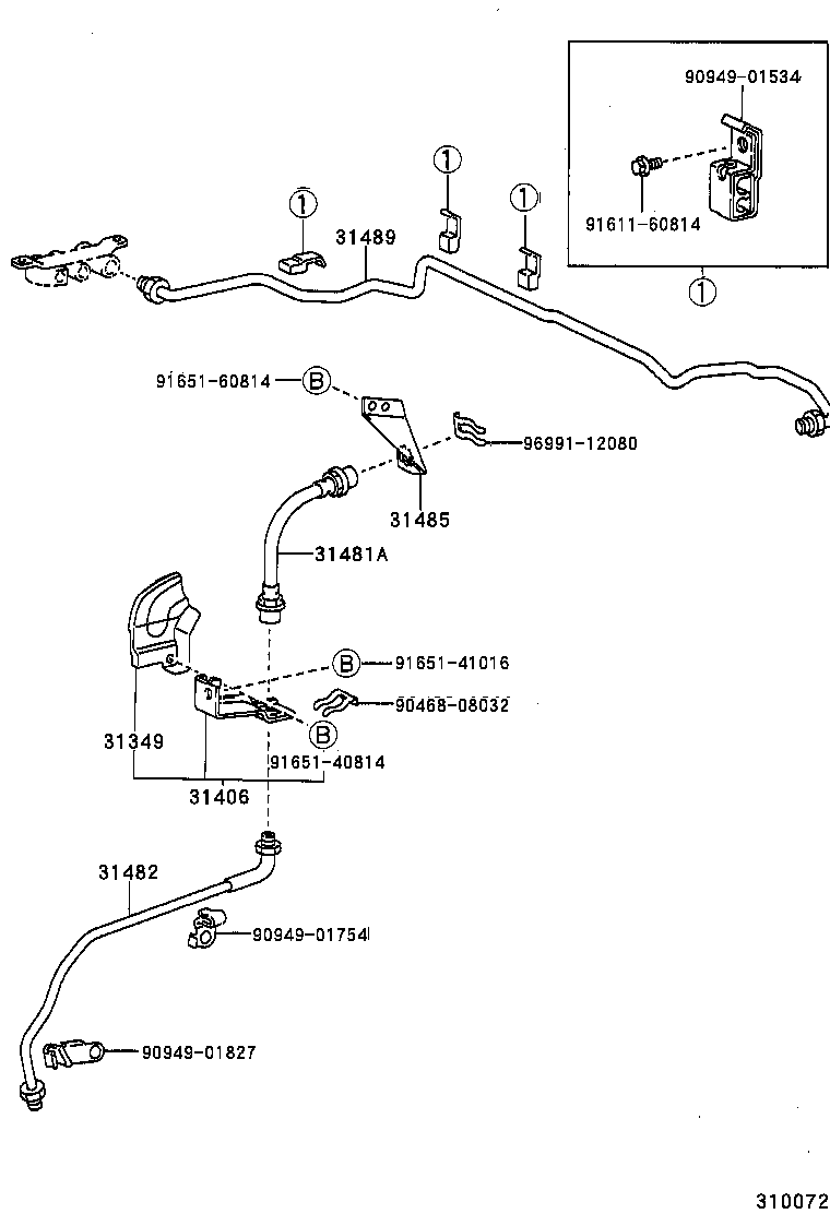 31301-26100 PEDAL SUB-ASSY, CLUTCH product image