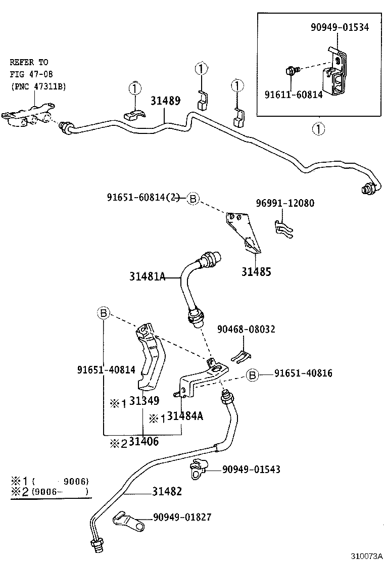31301-26120 PEDAL SUB-ASSY, CLUTCH product image