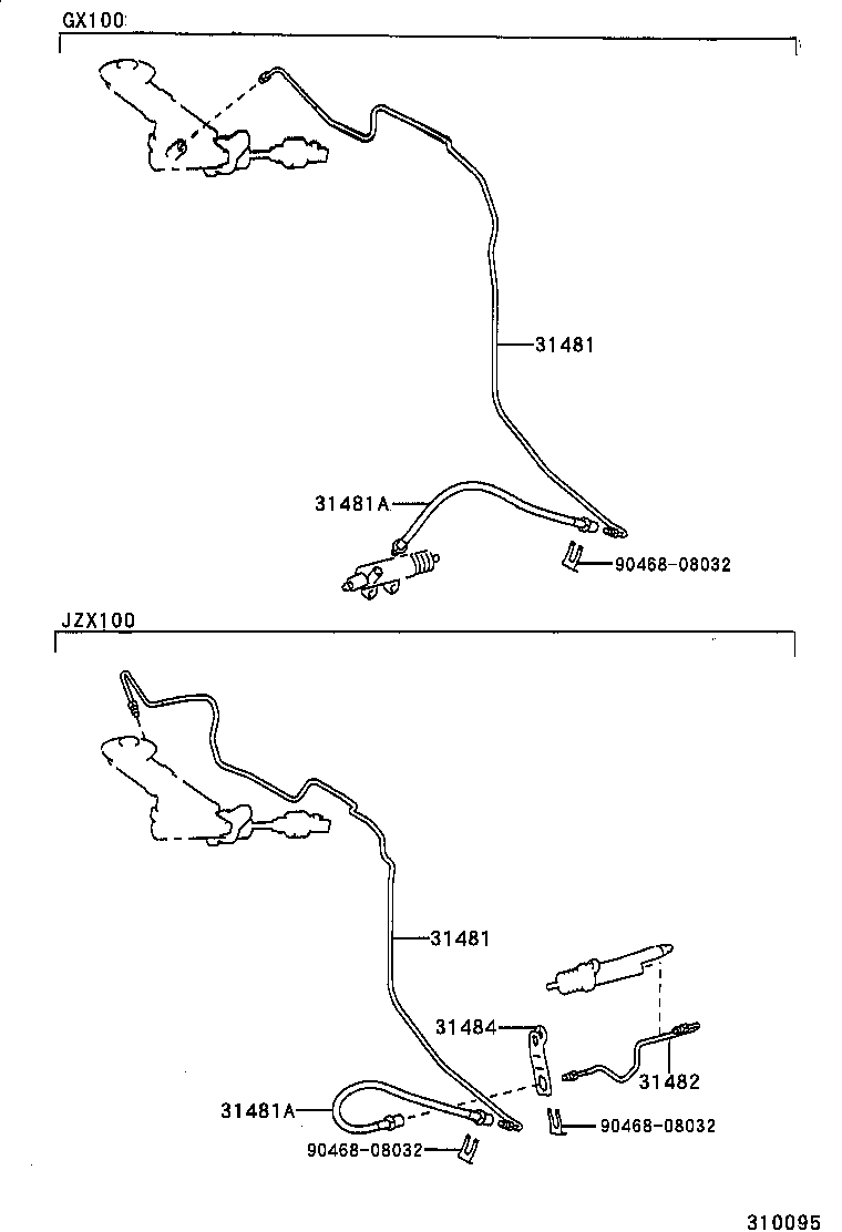 55107-22170 SUPPORT SUB-ASSY, CLUTCH PEDAL product image