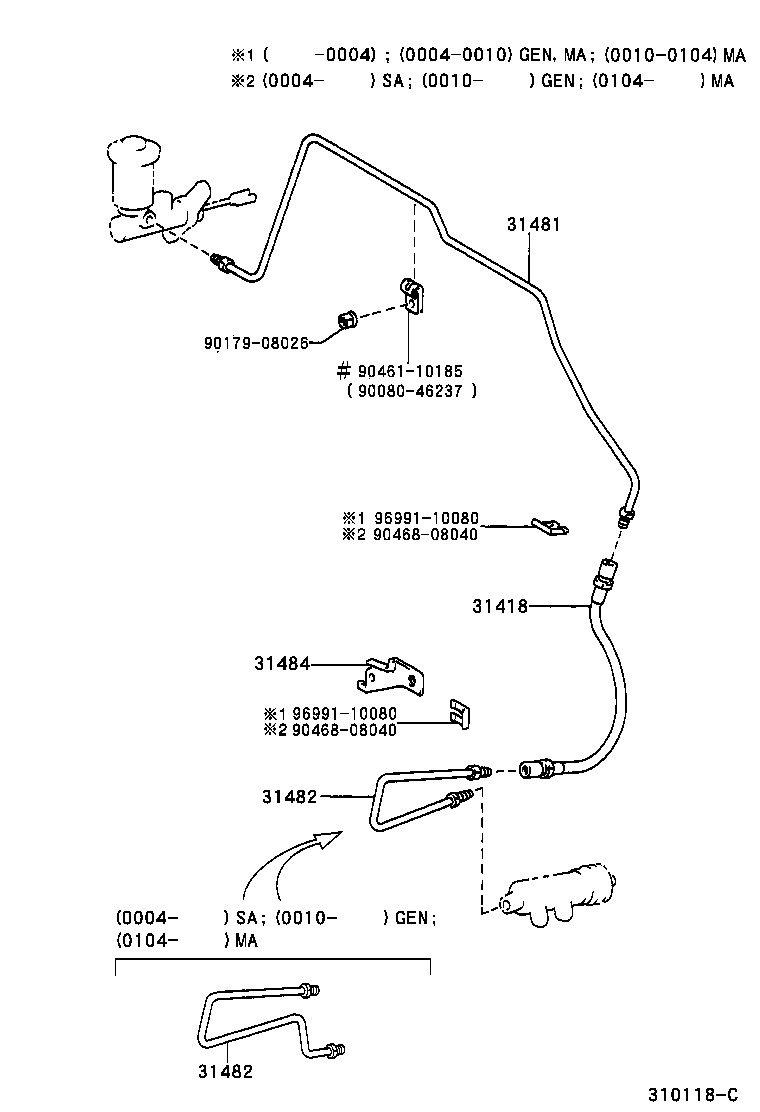 31321-0B010 PAD, CLUTCH PEDAL product image