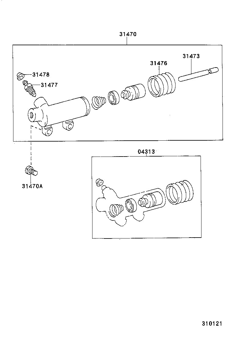 31478-20010 CAP, BLEEDER PLUG(FOR RELEASE CYLINDER) product image