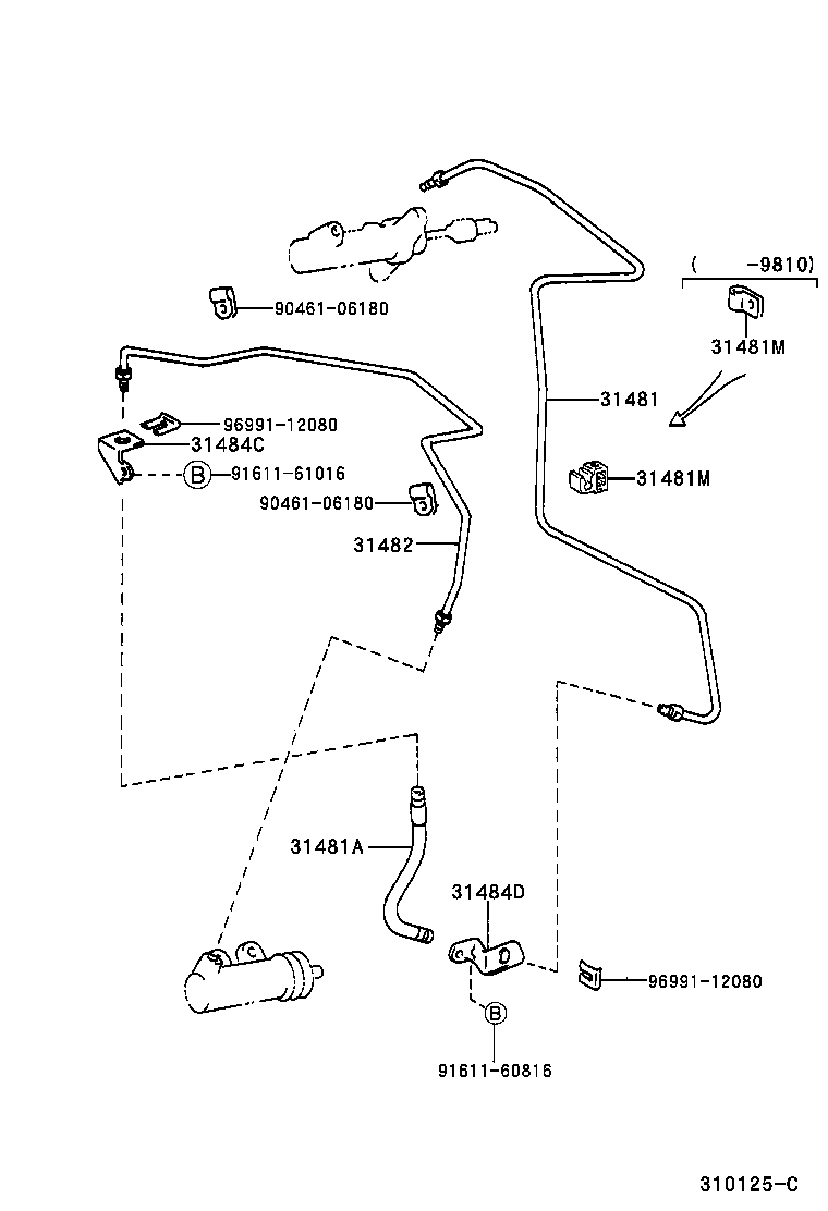 47124-28010 SHAFT, CLUTCH PEDAL product image