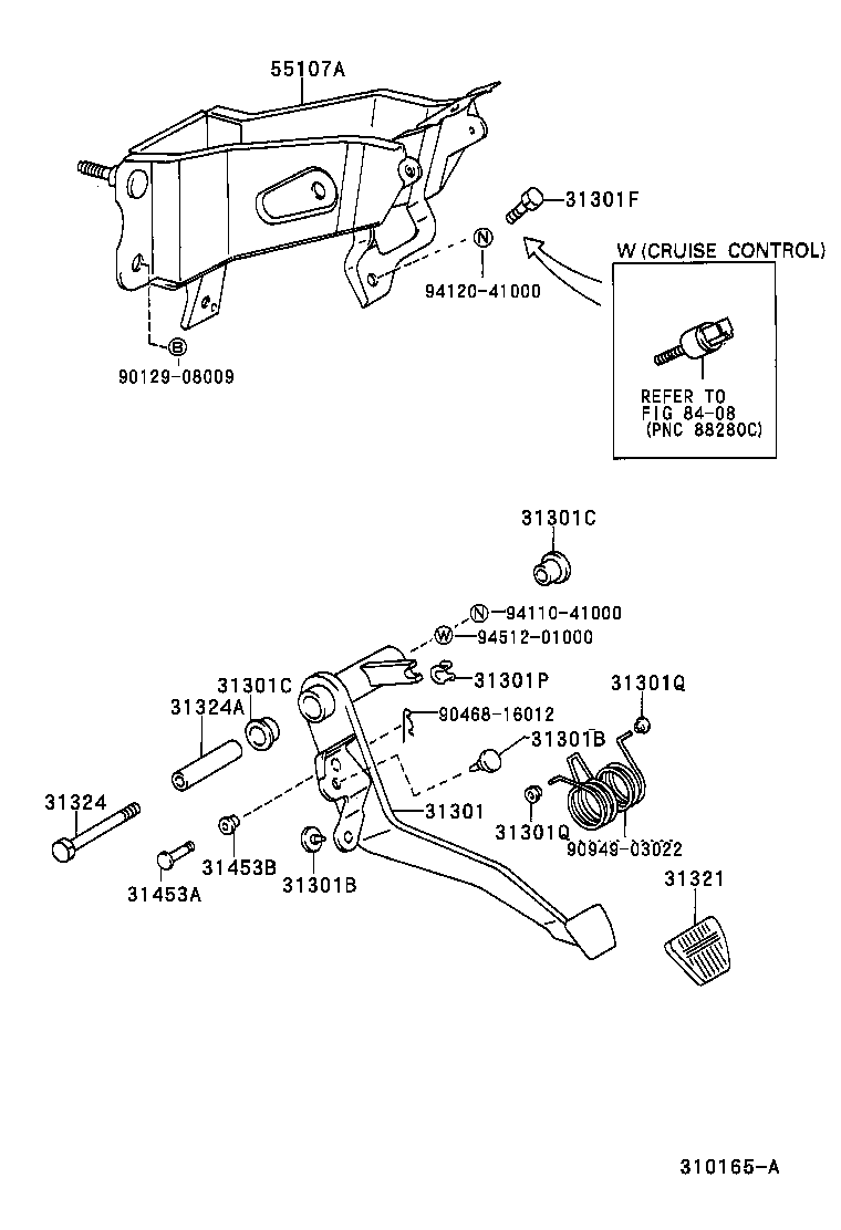 Toyota 31484-35270 BRACKET, CLUTCH TUBE, NO.1