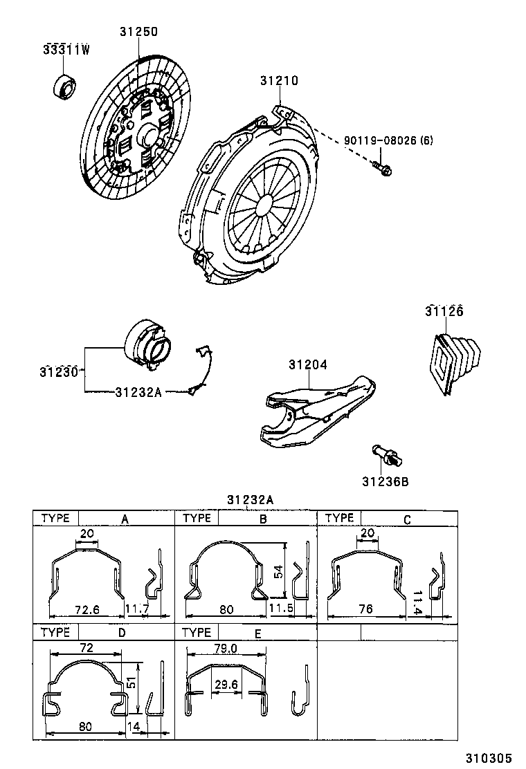 31210-35170 COVER ASSY, CLUTCH product image