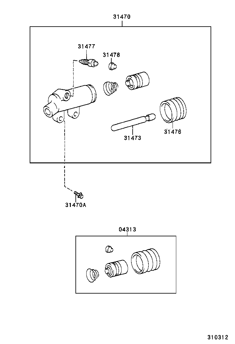 31195-37010 PLATE, CLUTCH DISC WEAR INDICATOR product image