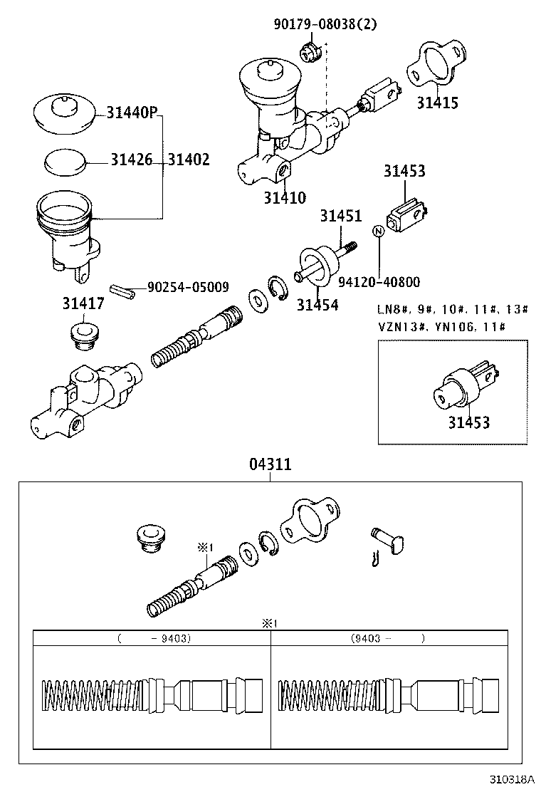 31402-35110 RESERVOIR SUB-ASSY, CLUTCH MASTER CYLINDER product image