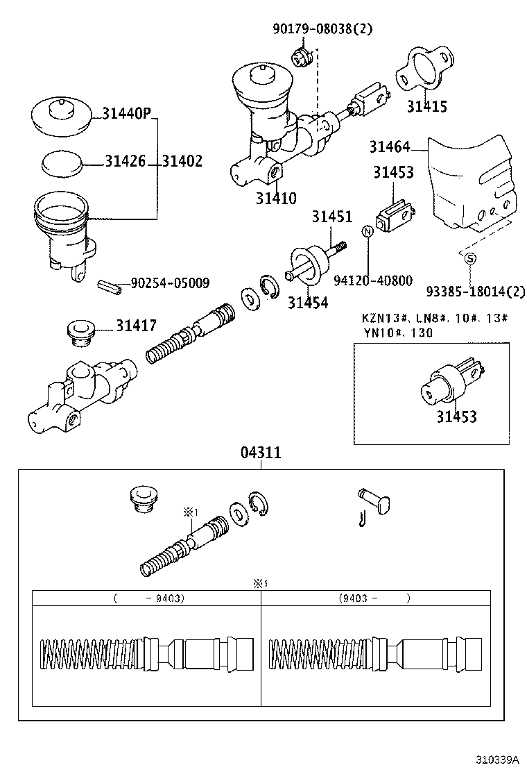 31402-35060 RESERVOIR SUB-ASSY, CLUTCH MASTER CYLINDER product image