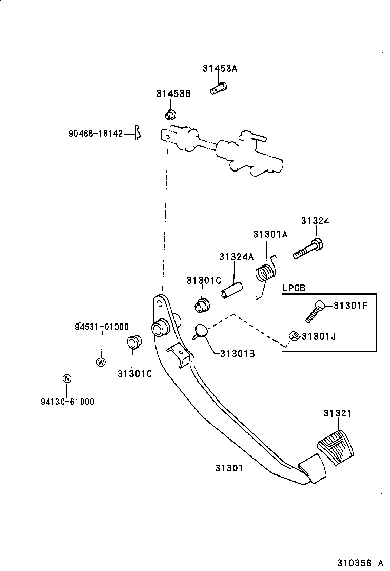 31489-37020 TUBE, TUBE CONNECTOR TO FLEXIBLE HOSE product image
