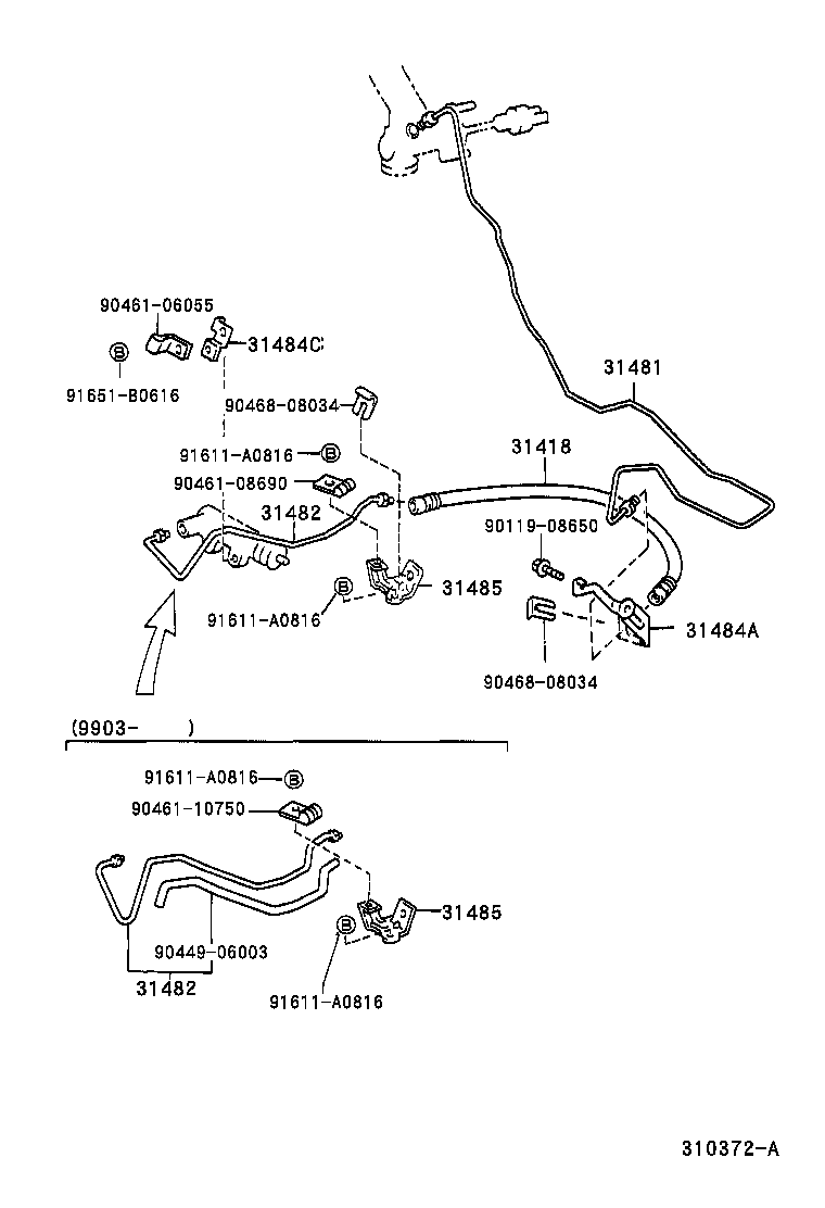 31301-05021 PEDAL SUB-ASSY, CLUTCH product image