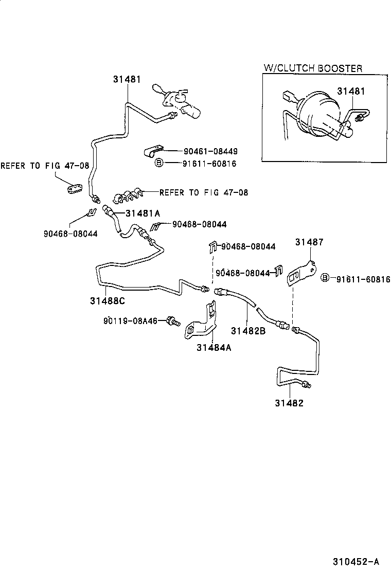 31301-37120 PEDAL SUB-ASSY, CLUTCH product image