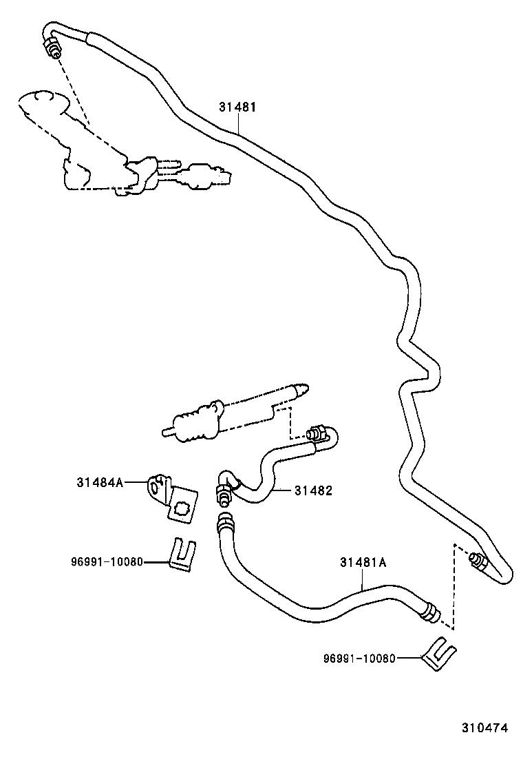 31301-24040 PEDAL SUB-ASSY, CLUTCH product image