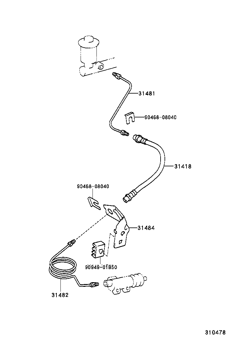 31321-0B010 PAD, CLUTCH PEDAL product image