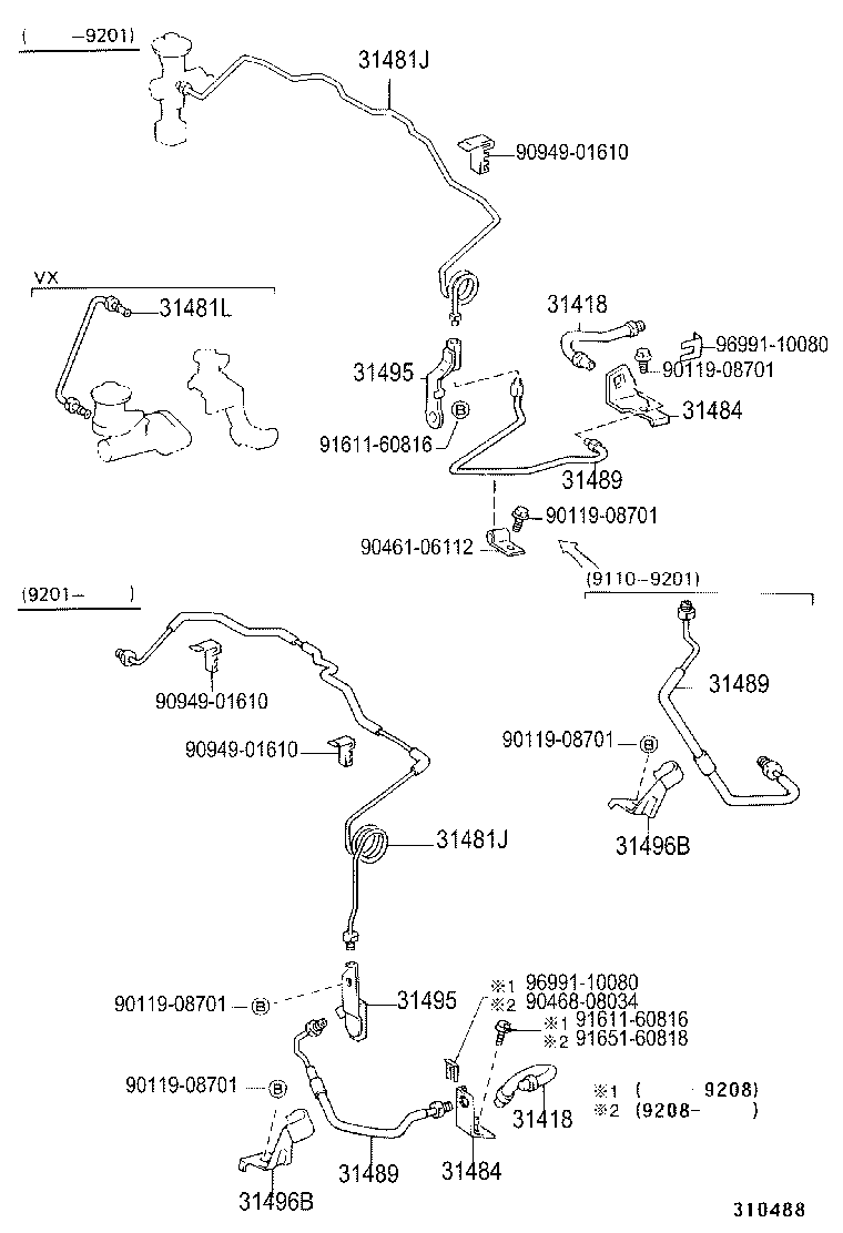 31310-60010 PEDAL SUB-ASSY, CLUTCH product image
