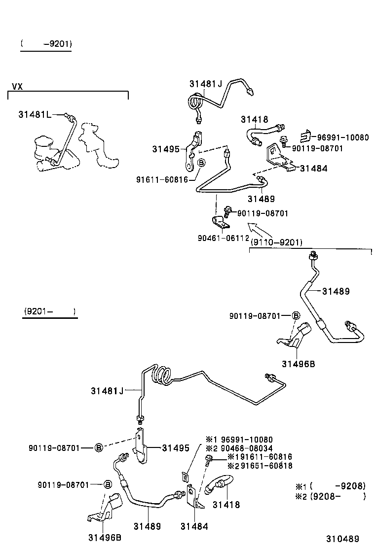 31310-60010 PEDAL SUB-ASSY, CLUTCH product image