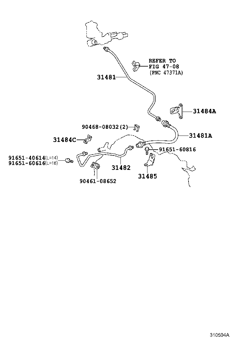 31301-12490 PEDAL SUB-ASSY, CLUTCH product image