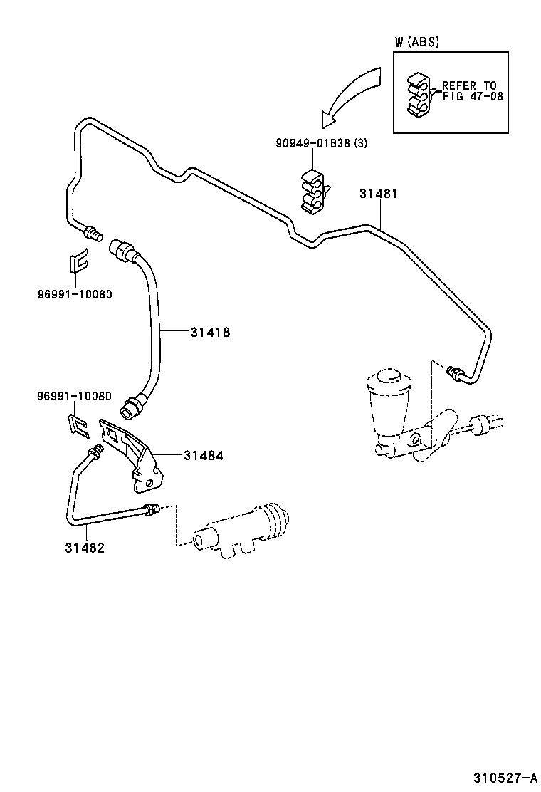 31321-0B010 PAD, CLUTCH PEDAL product image