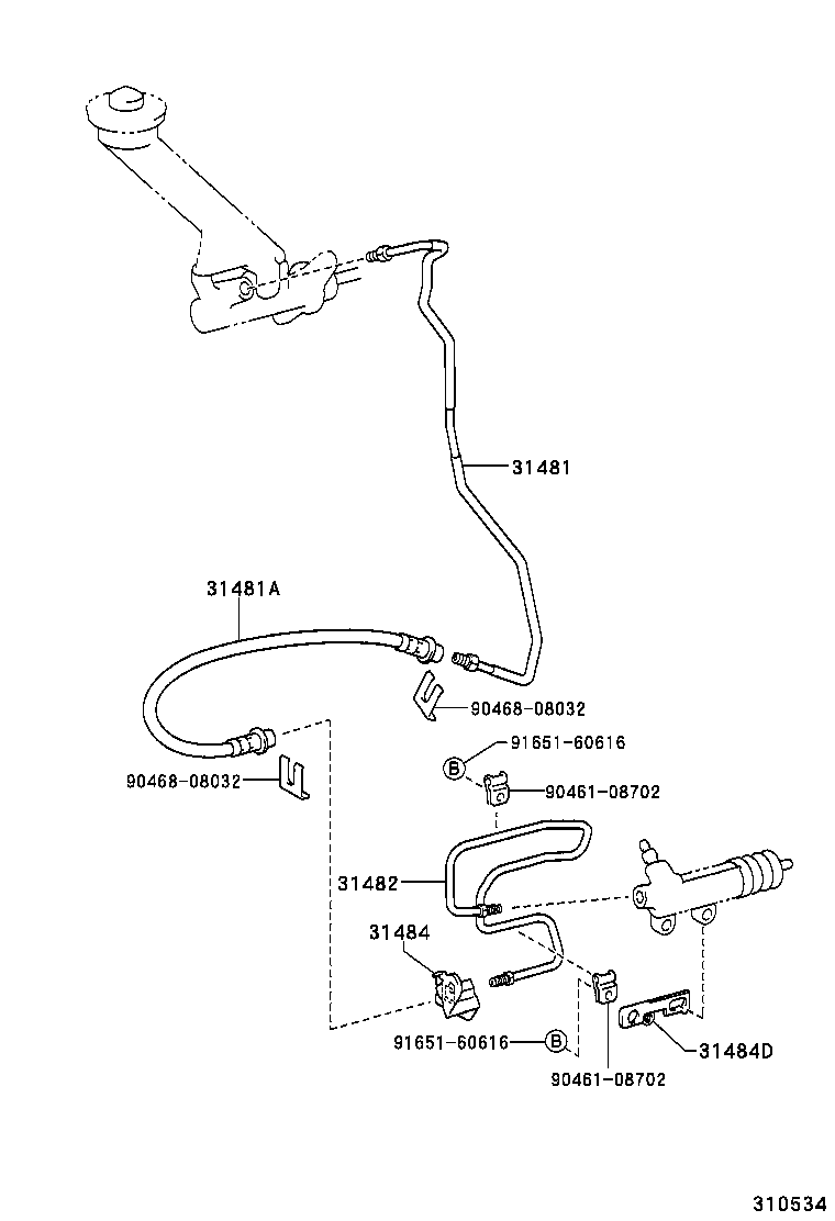 31301-22270 PEDAL SUB-ASSY, CLUTCH product image