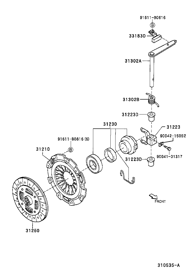 31210-97201 COVER ASSY, CLUTCH product image