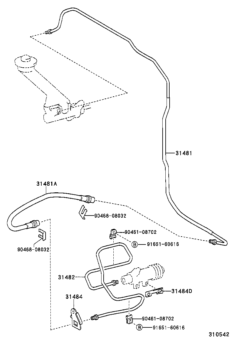 31301-53030 PEDAL SUB-ASSY, CLUTCH product image