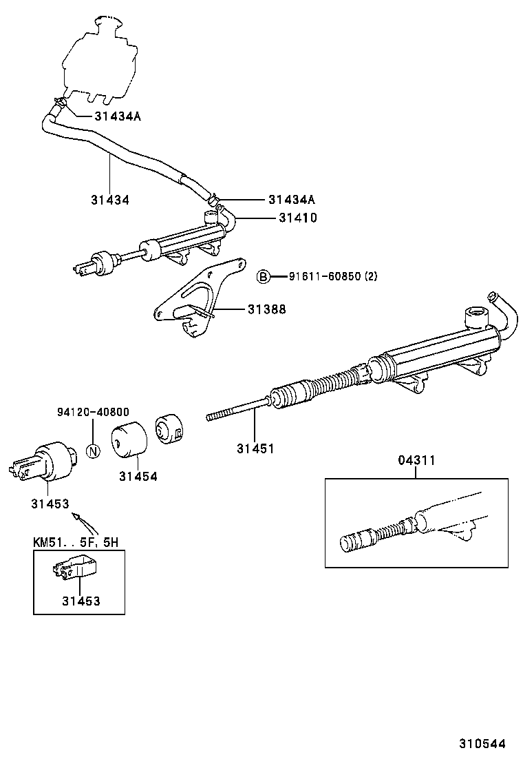 31434-28090 TUBE, CLUTCH RESERVOIR product image