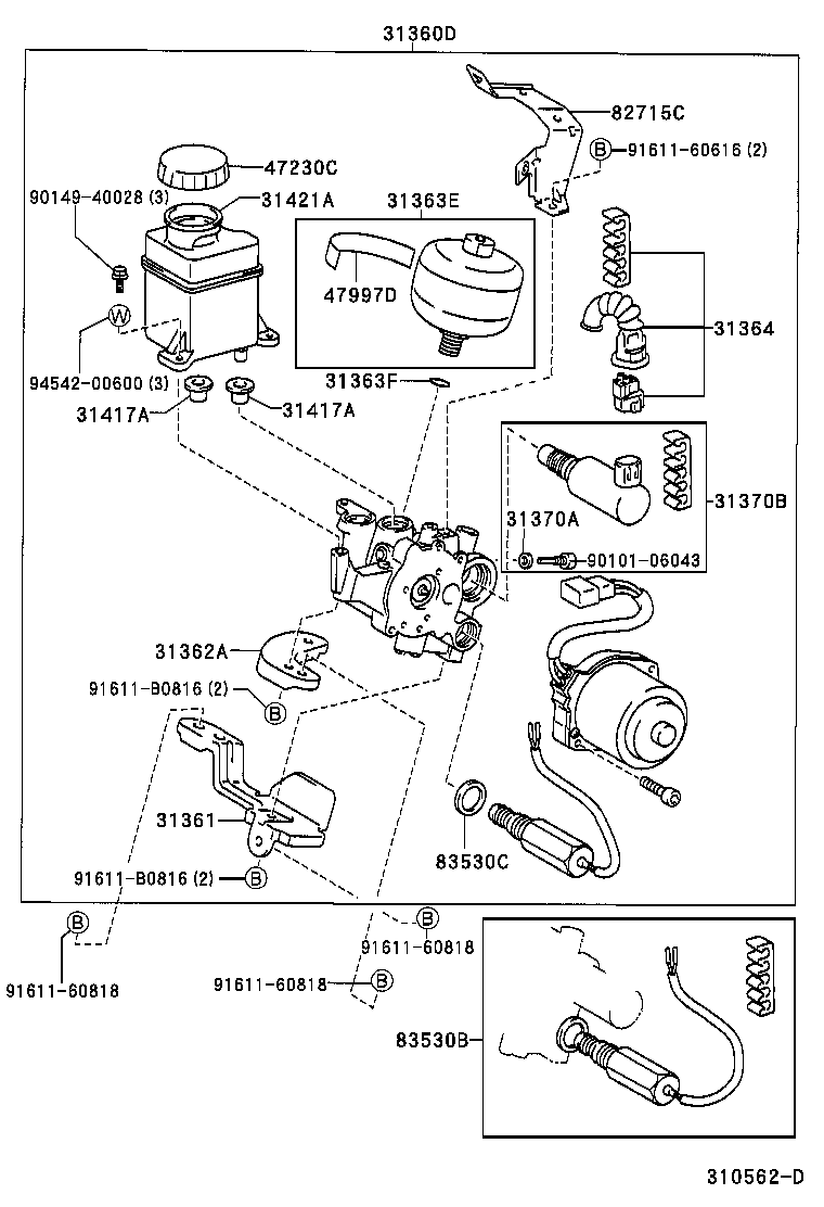 31360-52010 ACTUATOR ASSY, CLUTCH product image