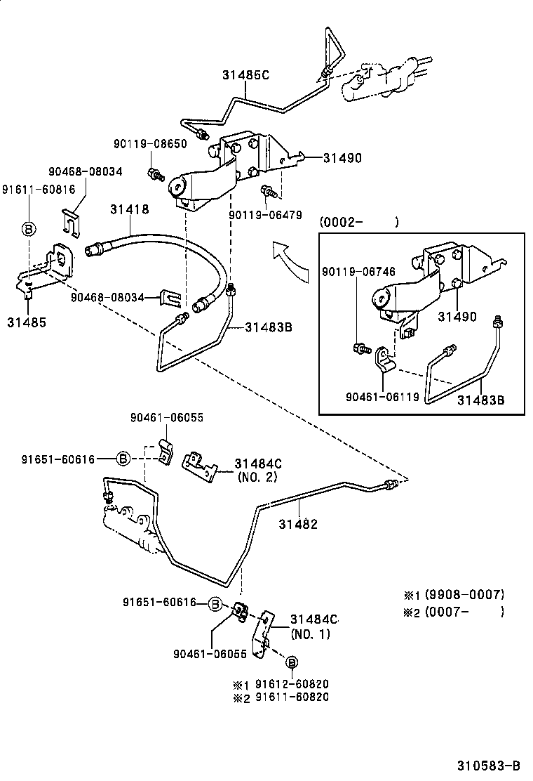31301-05021 PEDAL SUB-ASSY, CLUTCH product image