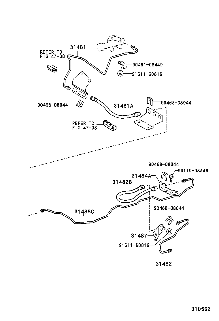 31301-37120 PEDAL SUB-ASSY, CLUTCH product image