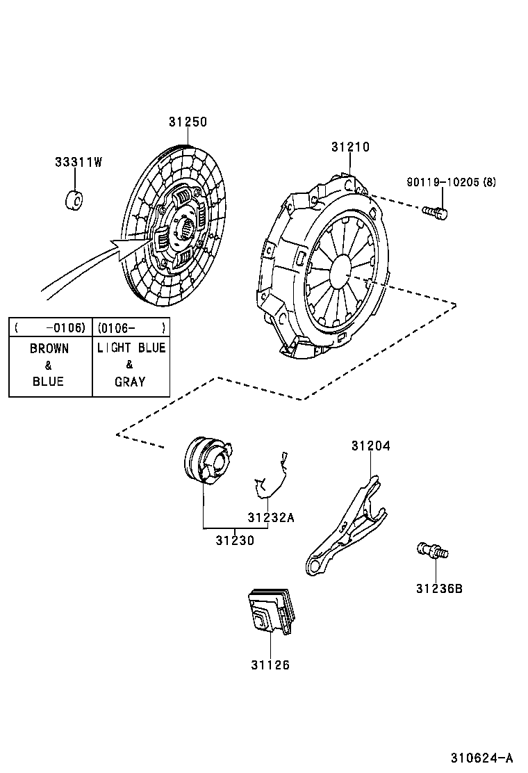 31250-37091 DISC ASSY, CLUTCH product image